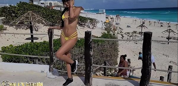 trendsSesión de fotos en cancun con Mia Marin y enseña todo